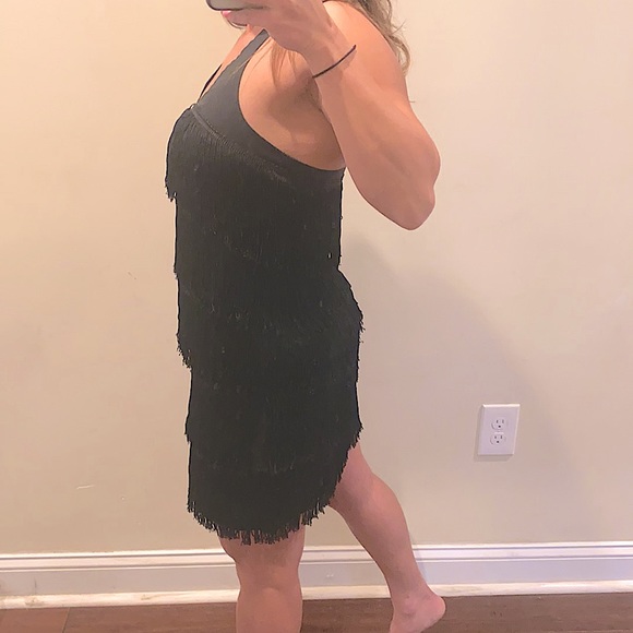 Alexia Admor Tiered Fringe Racerback Mini Dress - Picture 5 of 14